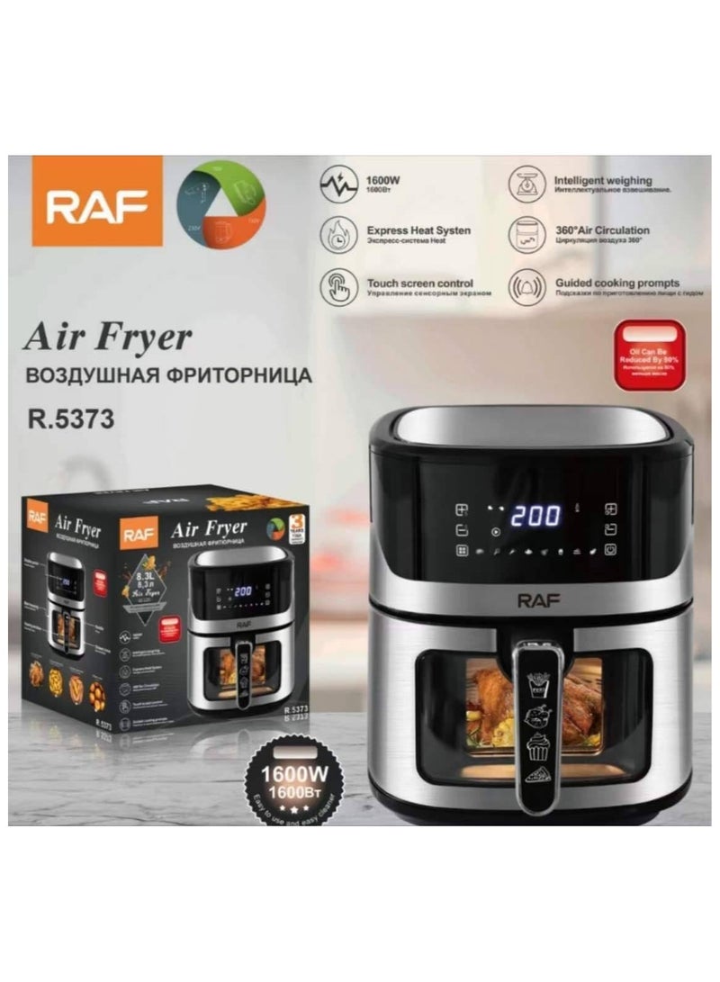 آر إيه أف اير فراير قلاية هوائية راف 1600 وات بسعة 8.3 لتر مع برامج متعددة – RAF R.5373 - Image 1
